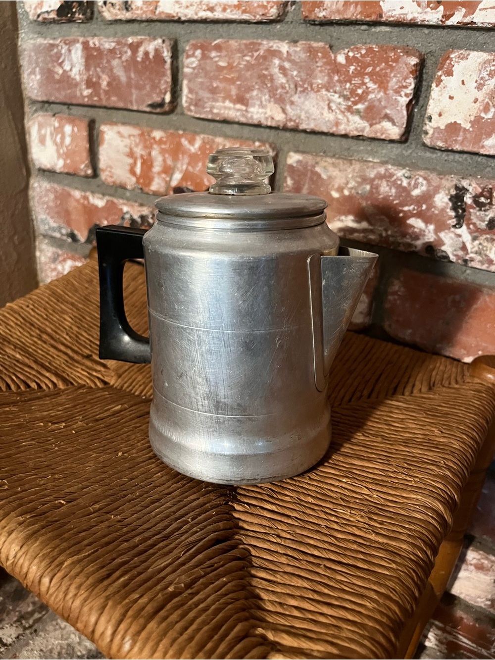 Vintage Comet Aluminum Coffee Percolator- Classic Kitchen Accessory